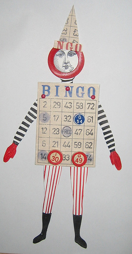 Cartoon Bingo Doll
