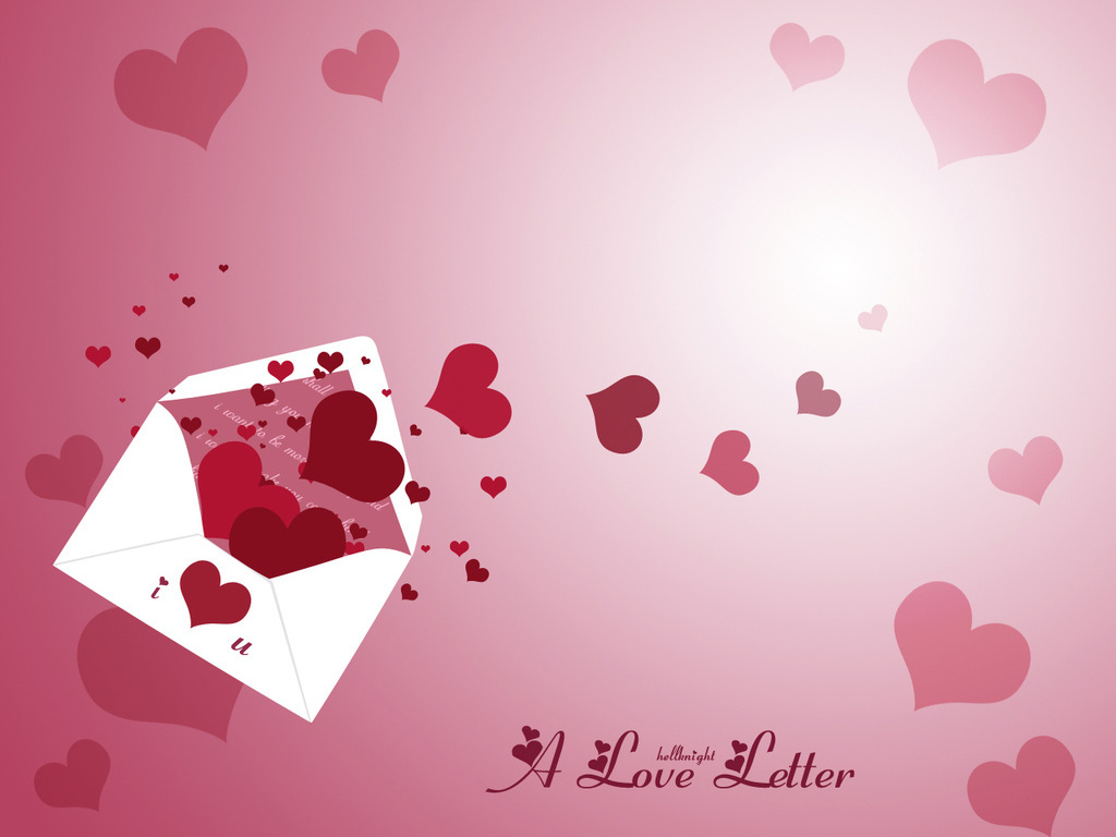 Valentine Love Letter envelope